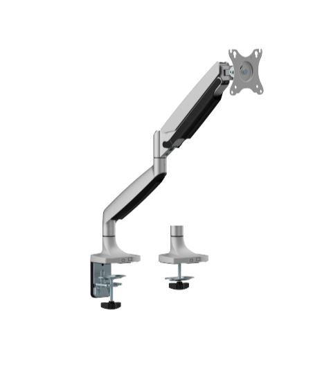 Brateck LDT82-C012 SINGLE SCREEN HEAVY-DUTY GAS SPRING MONITOR ARM For most 17'~45' Monitors, Matte Sliver (New) Brateck LDT82-C012 SINGLE SCREEN HEAVY-DUTY GAS SPRING MONITOR ARM For most 17'~45' Monitors, Matte Sliver (New)
